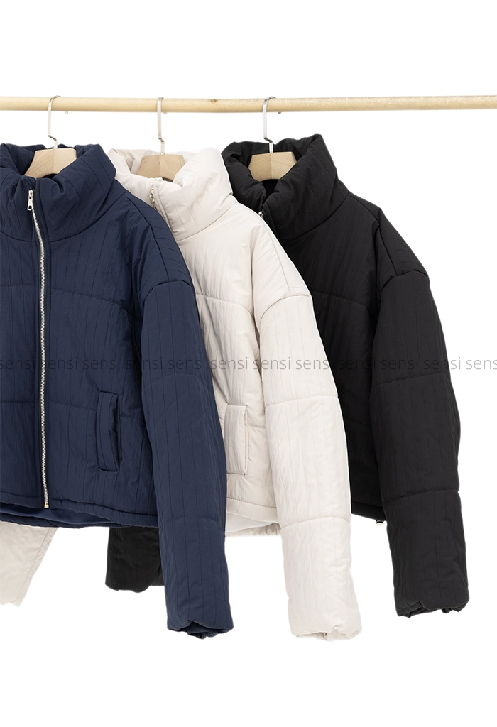 کاپشن میله ای چروک کد1005188